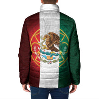 Mexico Aztec Padded Jacket Flag Style