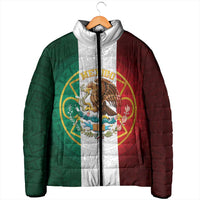 Mexico Aztec Padded Jacket Flag Style