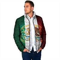 Mexico Aztec Padded Jacket Flag Style