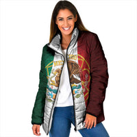 Mexico Aztec Padded Jacket Flag Style