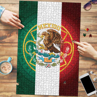 Mexico Aztec Puzzle Flag Style