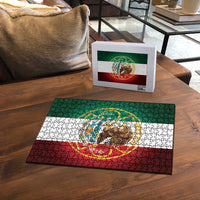 Mexico Aztec Puzzle Flag Style