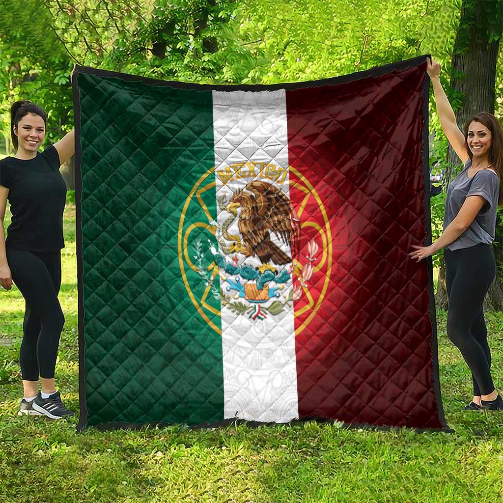 Mexico Aztec Quilt Flag Style