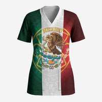 Mexico Aztec Scrub Top Flag Style