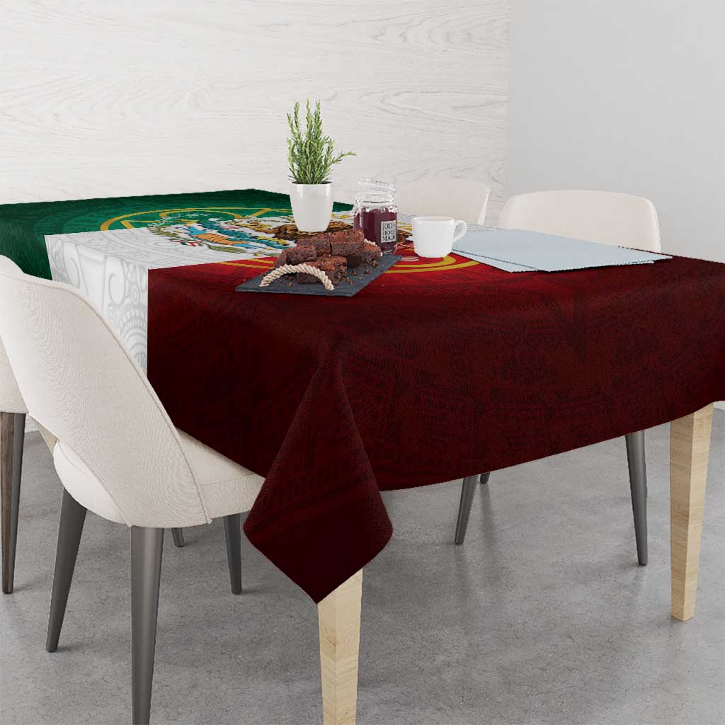 Mexico Aztec Tablecloth Flag Style