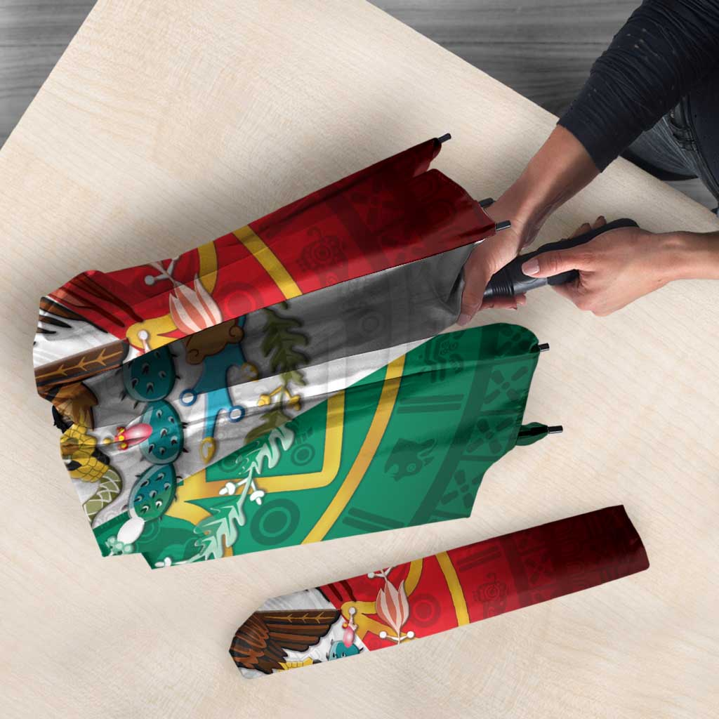 Mexico Aztec Umbrella Flag Style