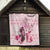 Personalized Kentucky Horse Racing Quilt 150th Anniversary Mint Julep Pink Version