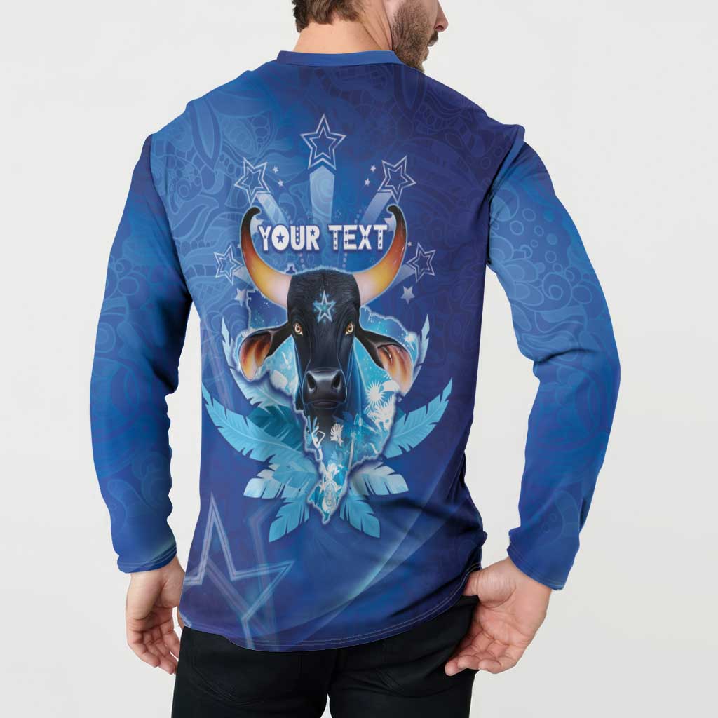 Personalized Boi Caprichoso Button Sweatshirt Brazil Folklore Festival - Wonder Print Shop