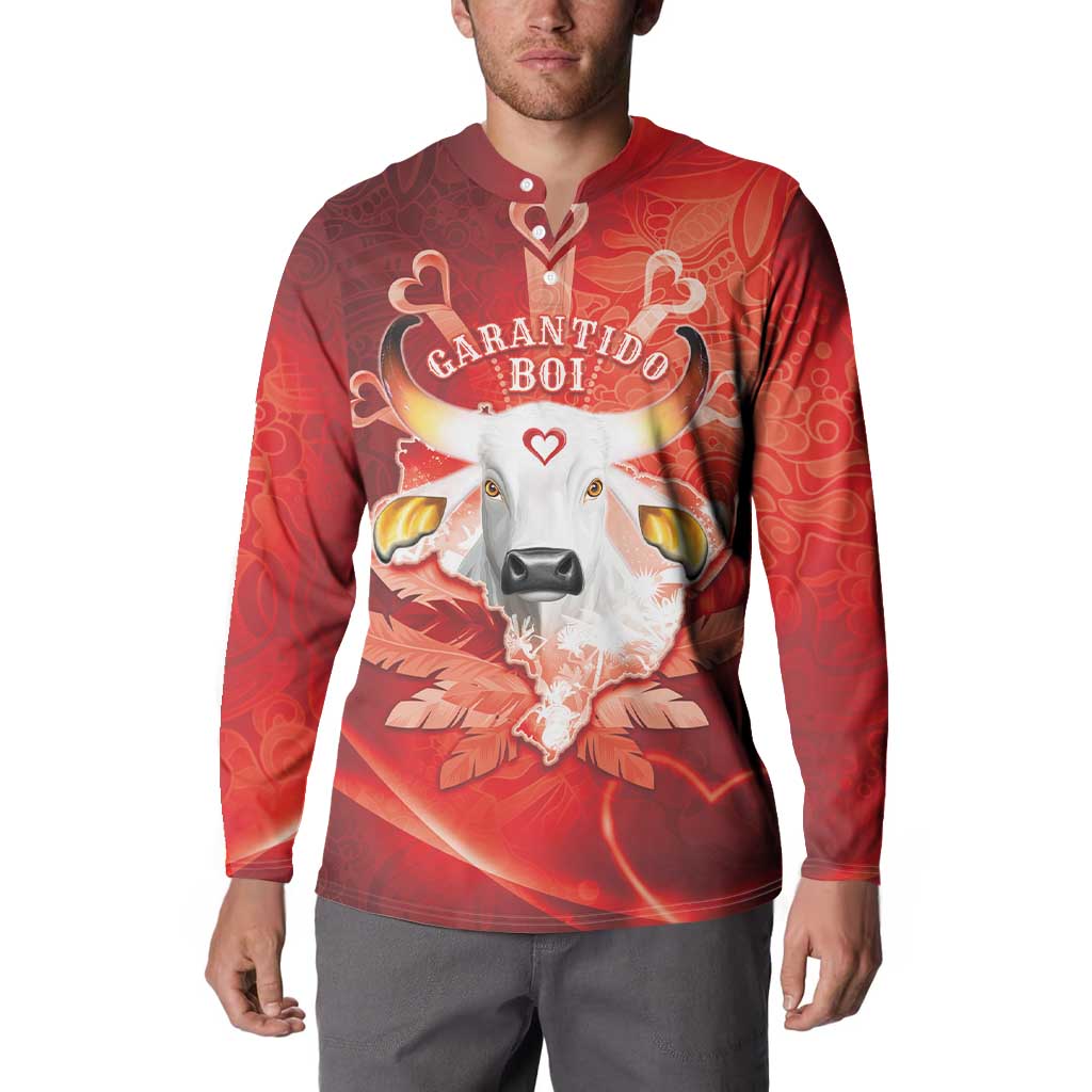 Personalized Boi Garantido Button Sweatshirt Brazil Folklore Festival - Wonder Print Shop