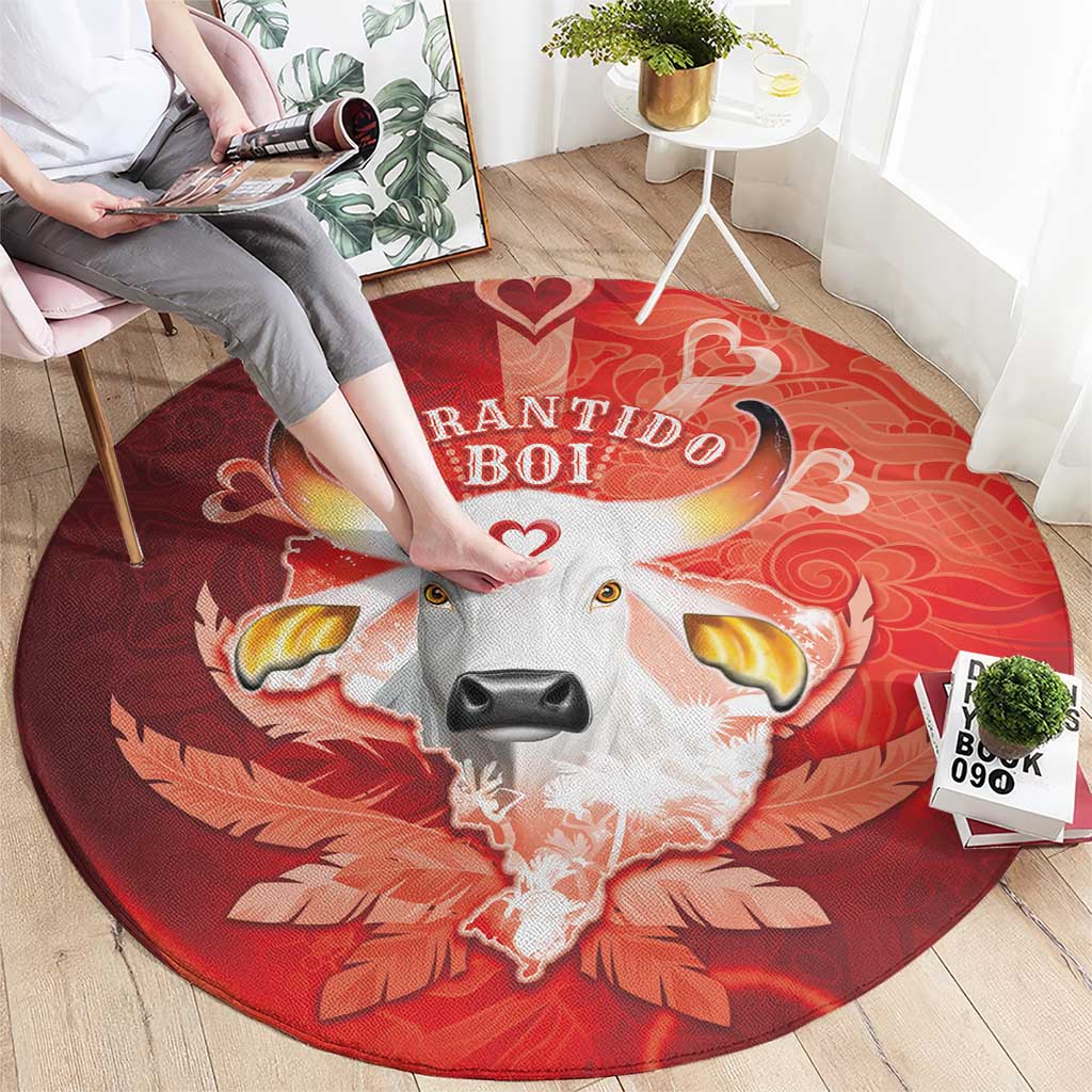 Boi Garantido Round Carpet Brazil Folklore Festival - Wonder Print Shop
