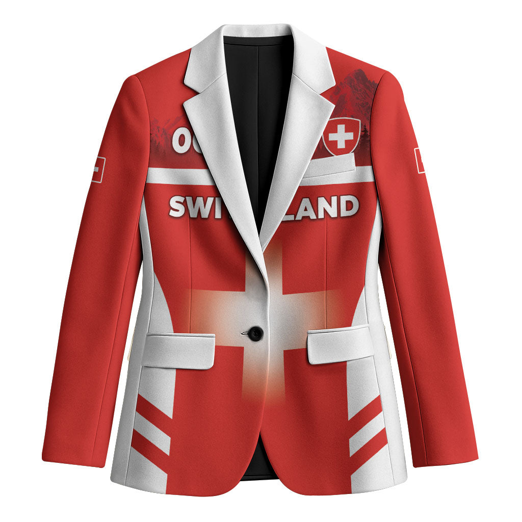 Custom Switzerland Football 2026 Blazer Swiss Alps Special Style