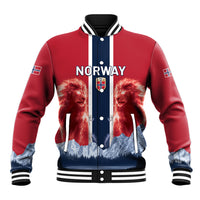 Custom Norway Football 2026 Baseball Jacket Norge On Top