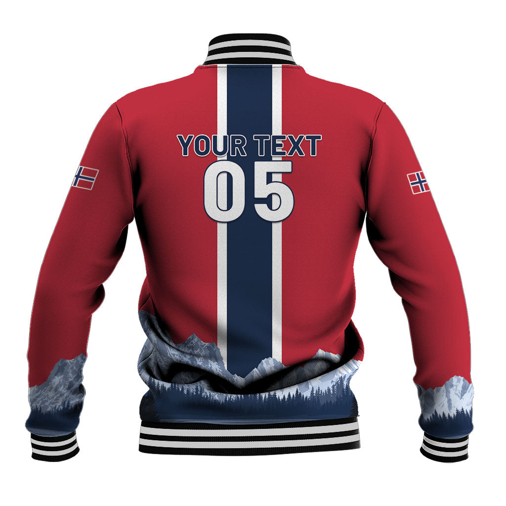 Custom Norway Football 2026 Baseball Jacket Norge On Top