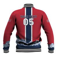 Custom Norway Football 2026 Baseball Jacket Norge On Top