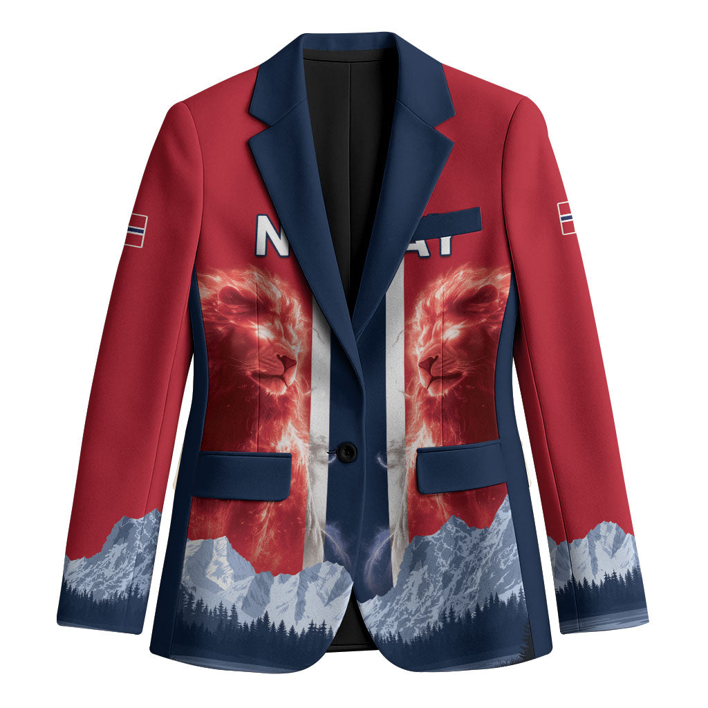 Custom Norway Football 2026 Blazer Norge On Top