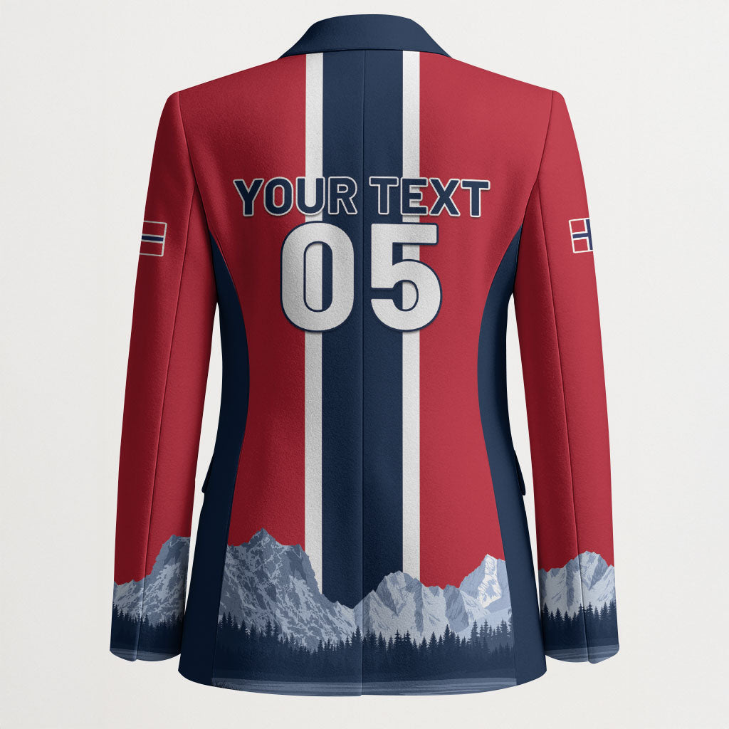 Custom Norway Football 2026 Blazer Norge On Top