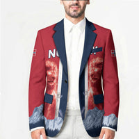 Custom Norway Football 2026 Blazer Norge On Top