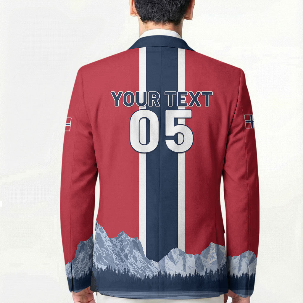 Custom Norway Football 2026 Blazer Norge On Top