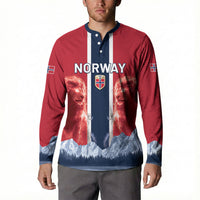 Custom Norway Football 2026 Button Sweatshirt Norge On Top