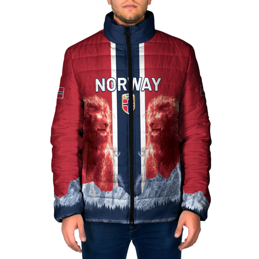 Custom Norway Football 2026 Padded Jacket Norge On Top