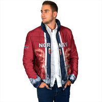 Custom Norway Football 2026 Padded Jacket Norge On Top