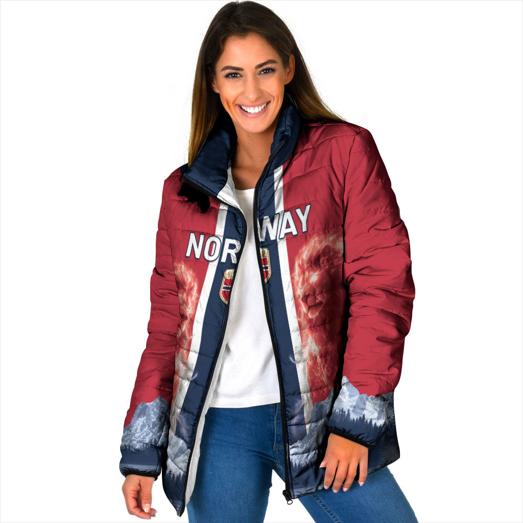 Custom Norway Football 2026 Padded Jacket Norge On Top