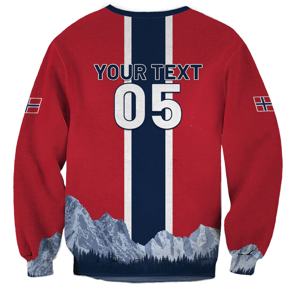 Custom Norway Football 2026 Sweatshirt Norge On Top