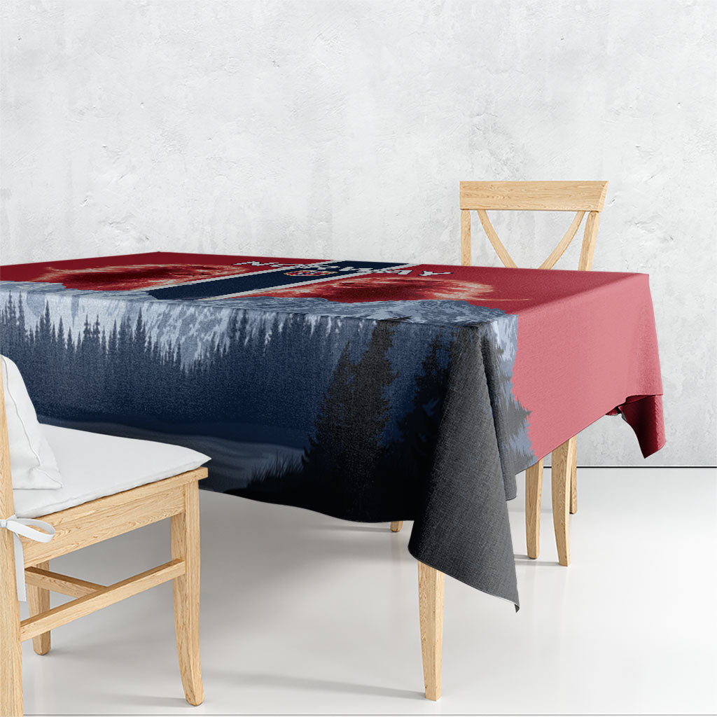 Norway Football 2026 Tablecloth Norge On Top