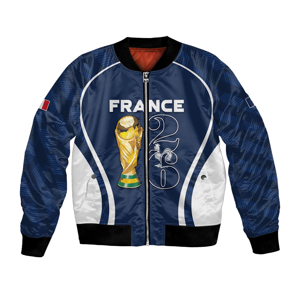 Custom France Football 2026 Bomber Jacket Road To Champions