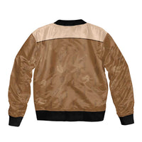 Cowgirl Dinosaur Bomber Jacket Retro Western Yoke - Wonder Print Shop