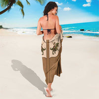 Cowgirl Dinosaur Sarong Retro Western Yoke - Wonder Print Shop