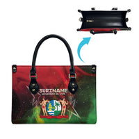 Suriname Independence Day Leather Bag Wan Switi Srefidensi Dey - Wonder Print Shop