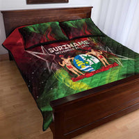 Suriname Independence Day Quilt Bed Set Wan Switi Srefidensi Dey - Wonder Print Shop