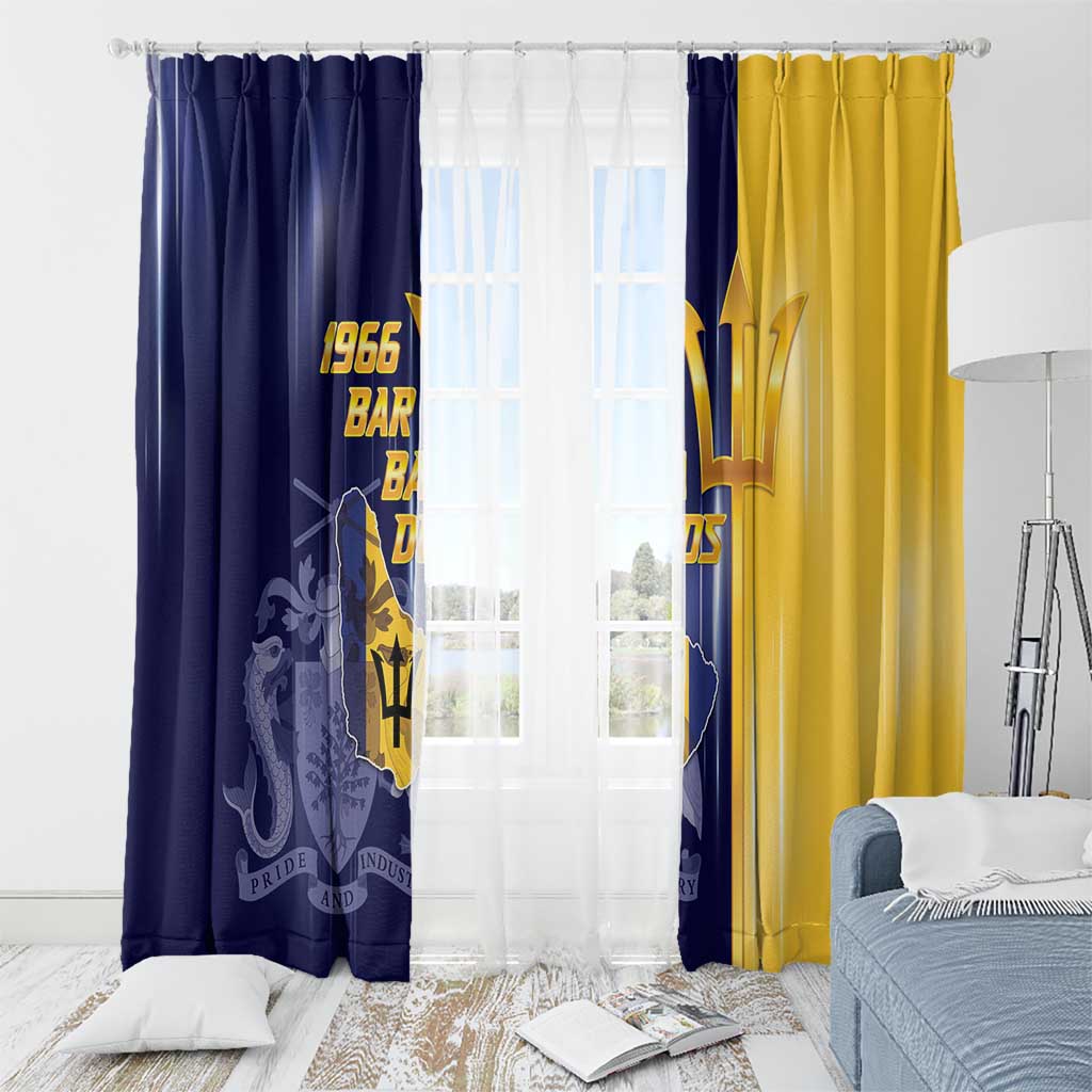 Barbados Independence Day Window Curtain Proud To Be Barbadian - Wonder Print Shop
