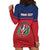 Personalized Dominican Republic Hoodie Dress Dominicana Flag Map