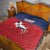 Dominican Republic Quilt Dominicana Flag Map