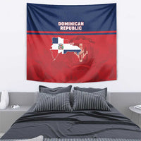 Dominican Republic Tapestry Dominicana Flag Map