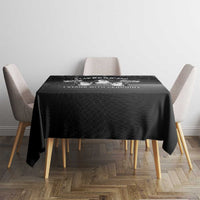Funny Penguin Resist Tablecloth Flippers Up I Stand With Penguins
