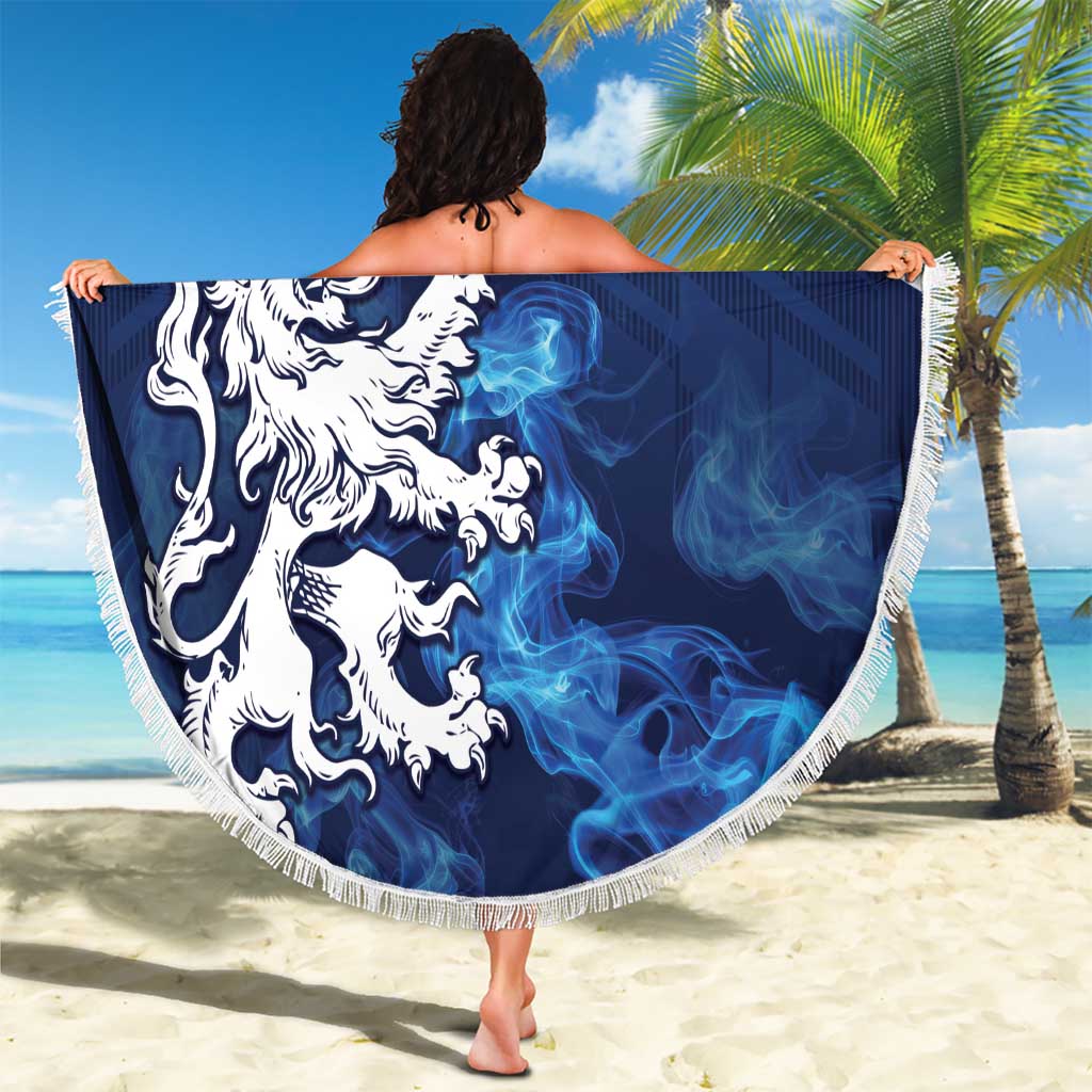 Scotland Rugby Beach Blanket Go Scottish Thistle Unique Style