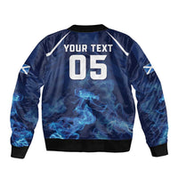 Scotland Rugby Custom Bomber Jacket Go Scottish Thistle Unique Style
