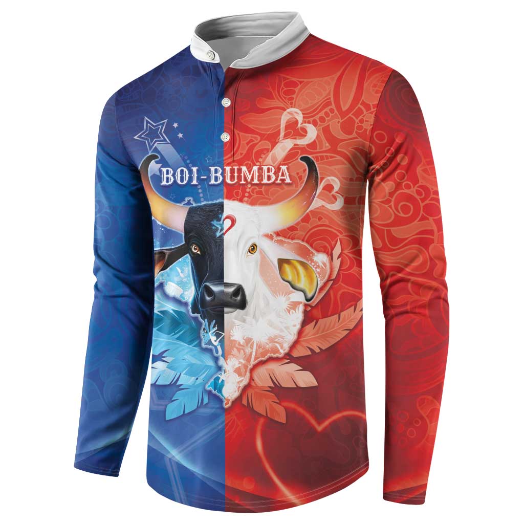 Personalized Brazil Folklore Festival Button Sweatshirt Boi Bumba - Wonder Print Shop