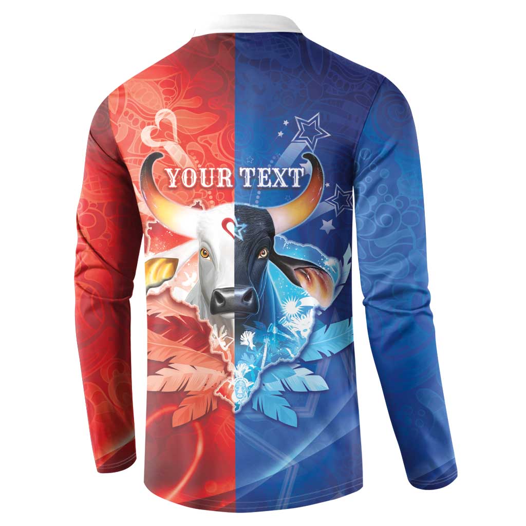 Personalized Brazil Folklore Festival Button Sweatshirt Boi Bumba - Wonder Print Shop