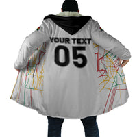 Custom Ghana Football 2026 Cloak Black Stars Never Fall White Version