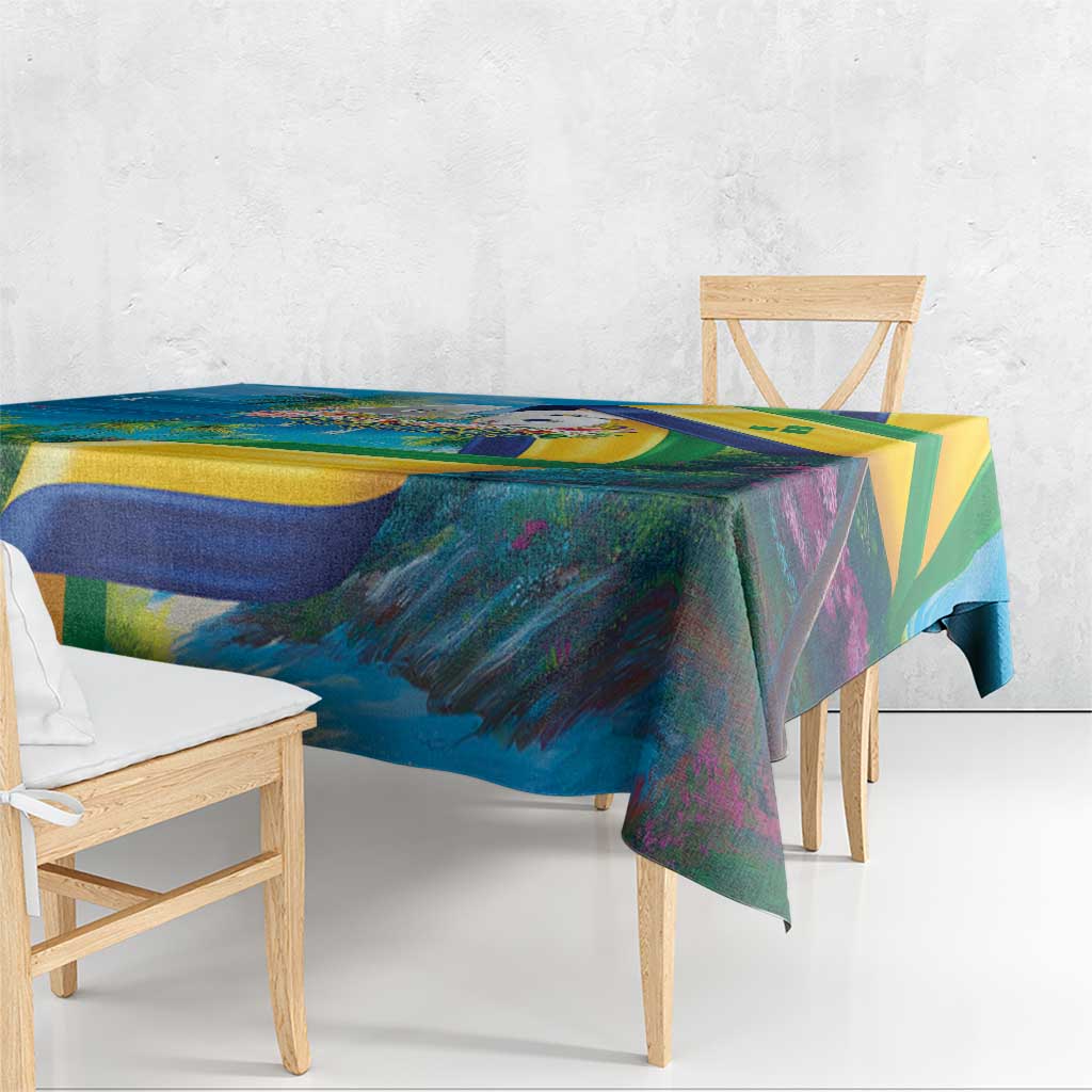 Saint Vincent And The Grenadines Tablecloth 46 Years Of Independence - Wonder Print Shop