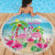 Hawaii Christmas Beach Blanket Deck The Palms Holiday Flamingos LT05 - Wonder Print Shop