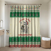 Funny Skeleton Christmas Bathroom Set It's Fine I'm Fine Everything Is Fine - Wonder Print Shop