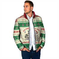 Funny Skeleton Christmas Padded Jacket It's Fine I'm Fine Everything Is Fine - Wonder Print Shop