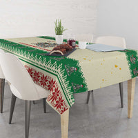 Funny Skeleton Christmas Tablecloth It's Fine I'm Fine Everything Is Fine - Wonder Print Shop
