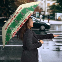 Funny Skeleton Christmas Umbrella It's Fine I'm Fine Everything Is Fine - Wonder Print Shop