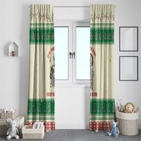 Funny Skeleton Christmas Window Curtain It's Fine I'm Fine Everything Is Fine - Wonder Print Shop